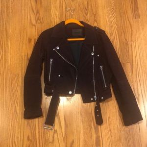 Suede Blank NYC Dark Maroon Jacket